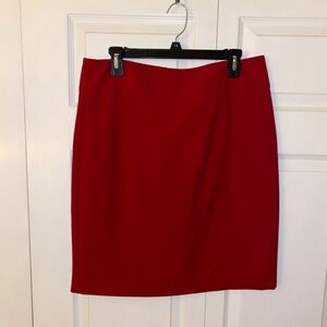 Worthington Red Pencil Skirt